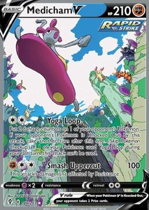 Pokemon Medicham V  (EVS 186)