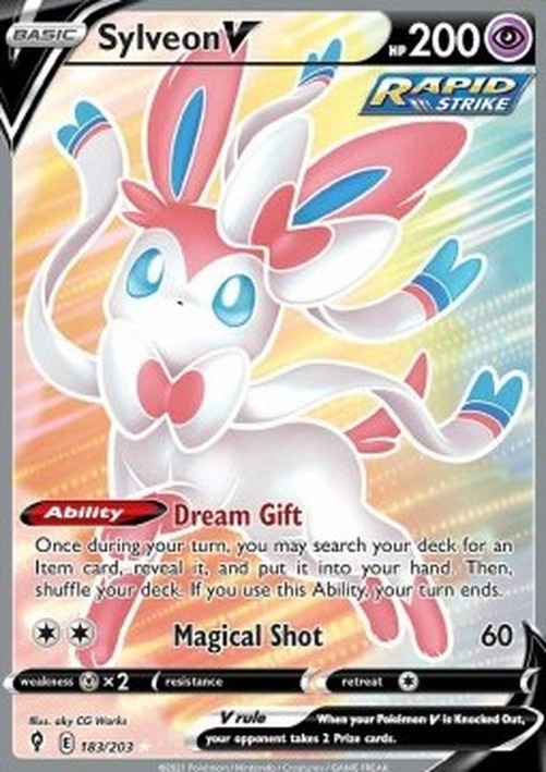 Pokemon Sylveon V  (EVS 183)