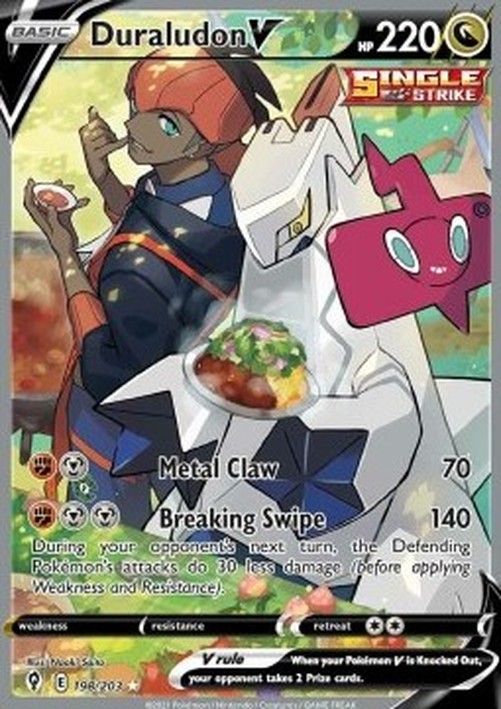 Pokemon Duraludon V  (EVS 198)