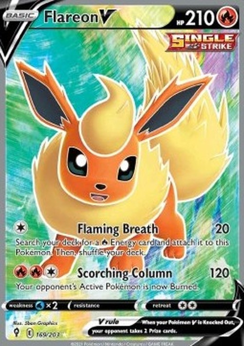 Pokemon Flareon V  (EVS 169)