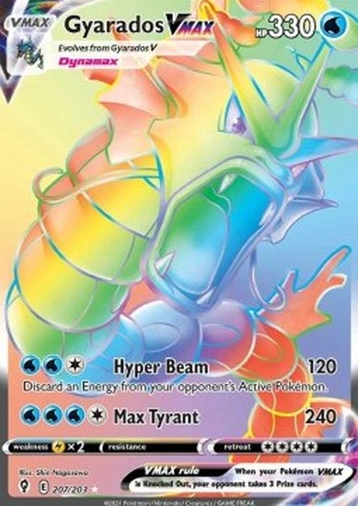 Pokemon Gyarados VMAX (EVS 207)