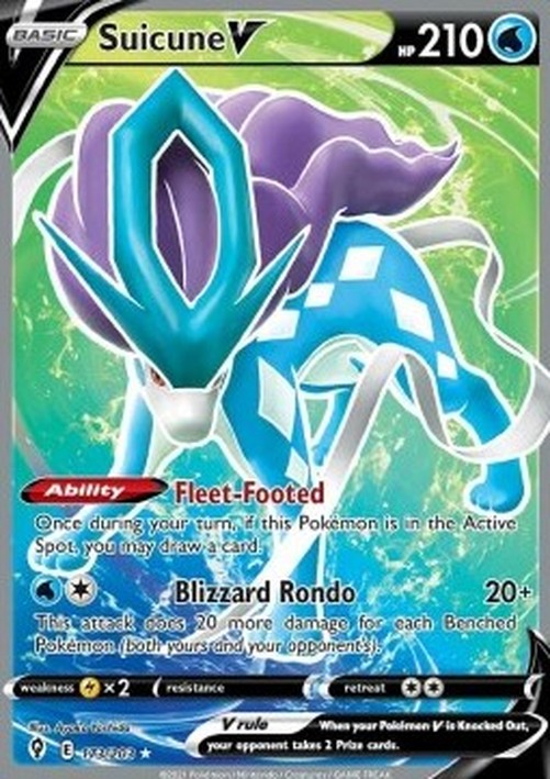 Pokemon Suicune V  (EVS 173)