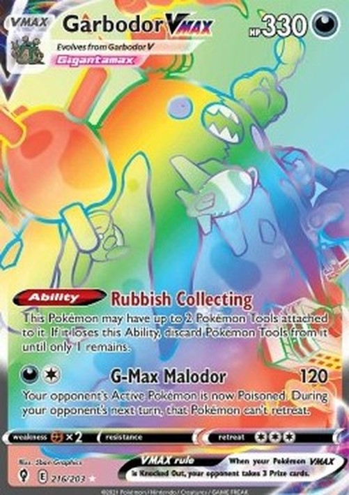 Pokemon Garbodor VMAX  (EVS 216)