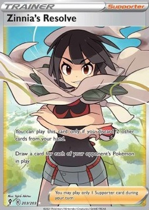 Pokemon Zinnia's Resolve (EVS 203)