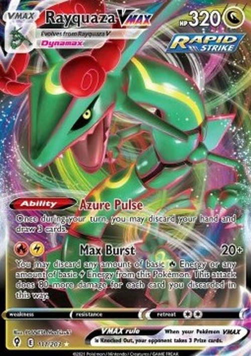 Pokemon Rayquaza VMAX  (EVS 111)