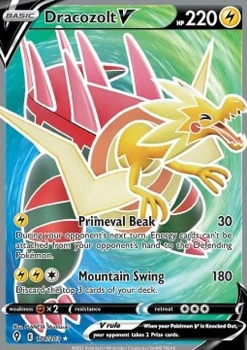 Pokemon Dracozolt V  (EVS 178)