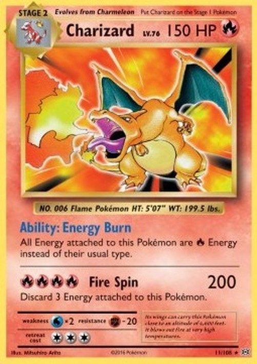 Pokemon Charizard (EVO 11)