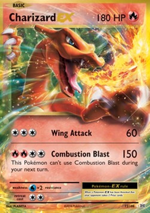 Pokemon Charizard EX  (EVO 12)