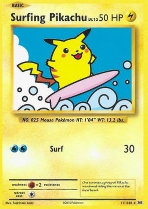 Pokemon Surfing Pikachu (EVO 111)