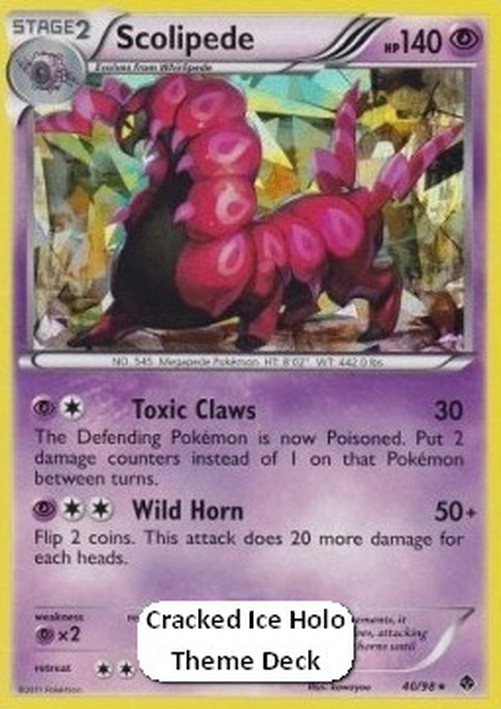 Pokemon Scolipede (EPO 40)
