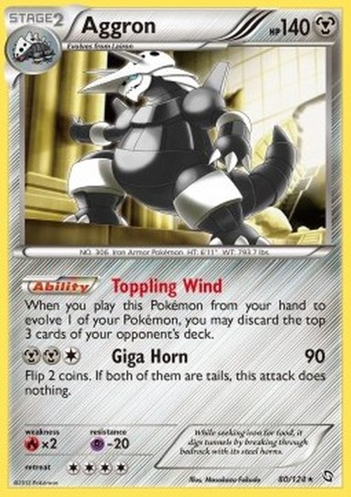 Pokemon Aggron  (DRX 80)