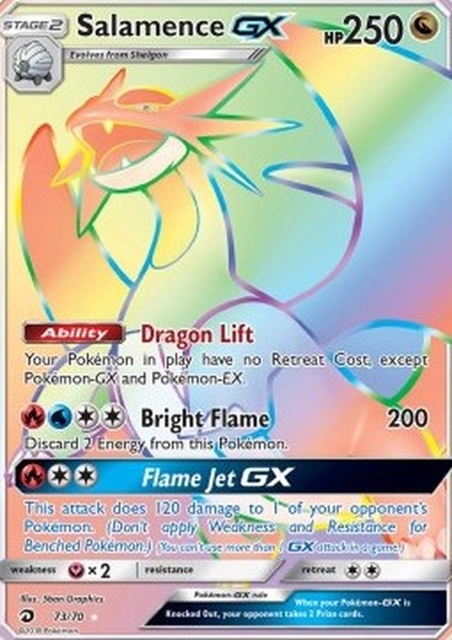 Pokemon Salamence GX (DRM 73)