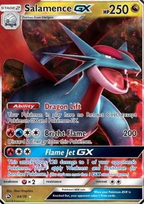Pokemon Salamence GX  (DRM 44)