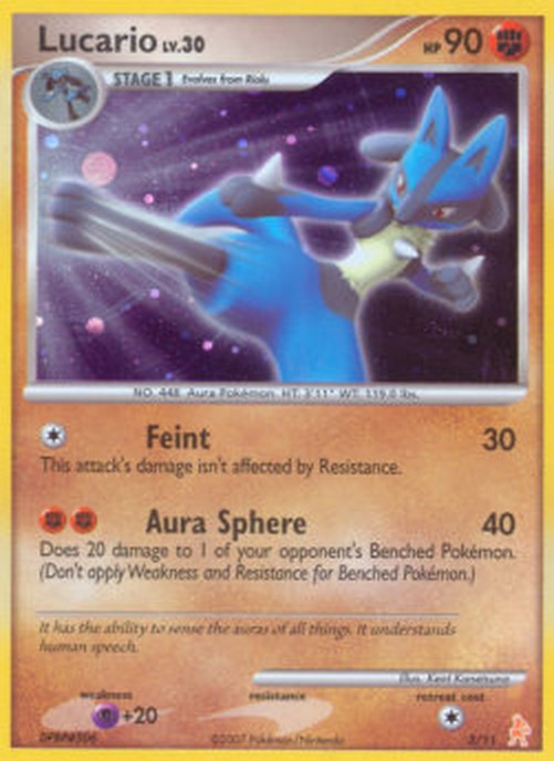Pokemon Lucario Lv.30  (TK3 L3)