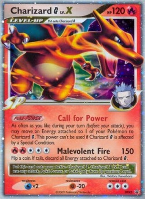Pokemon Charizard [G] LV.X  (DPPR 45)