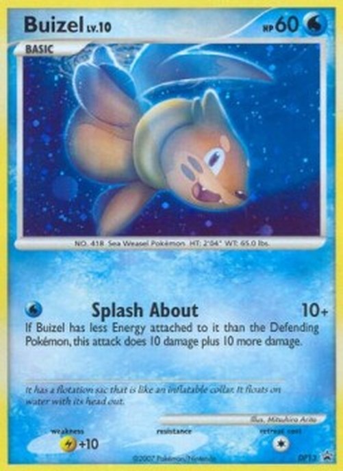 Pokemon Buizel Lv.10  (DPPR 13)