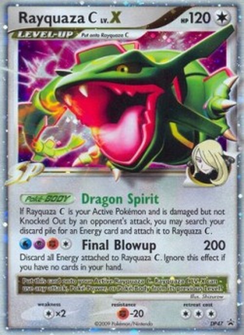Pokemon Rayquaza [C] LV.X  (DPPR 47)