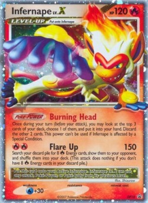 Pokemon Infernape LV.X  (DPPR 10)