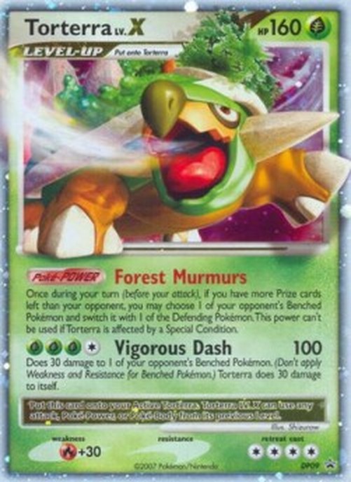 Pokemon Torterra LV.X (DPPR 09)