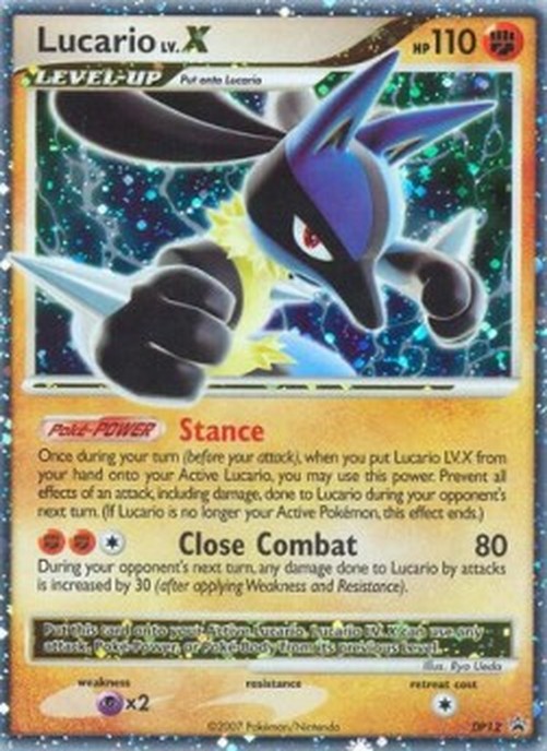 Pokemon Lucario LV.X  (DPPR 12)