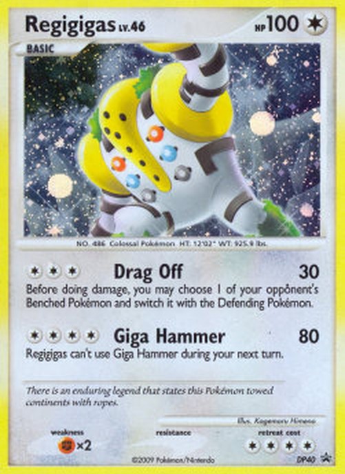 Pokemon Regigigas Lv.46  (DPPR 40)