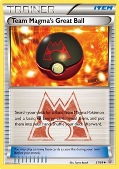 Pokemon Team Magma's Great Ball (DCR 31)