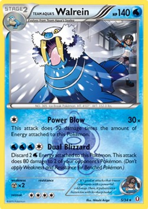 Pokemon Team Aqua's Walrein (DCR 5)