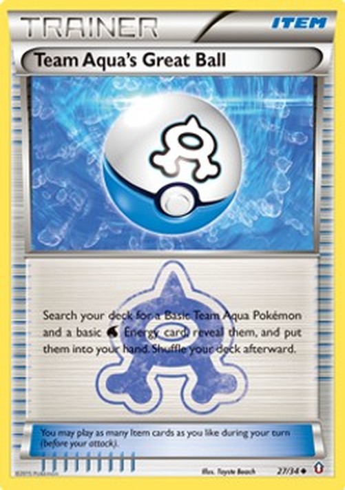 Pokemon Team Aqua's Great Ball (DCR 27)