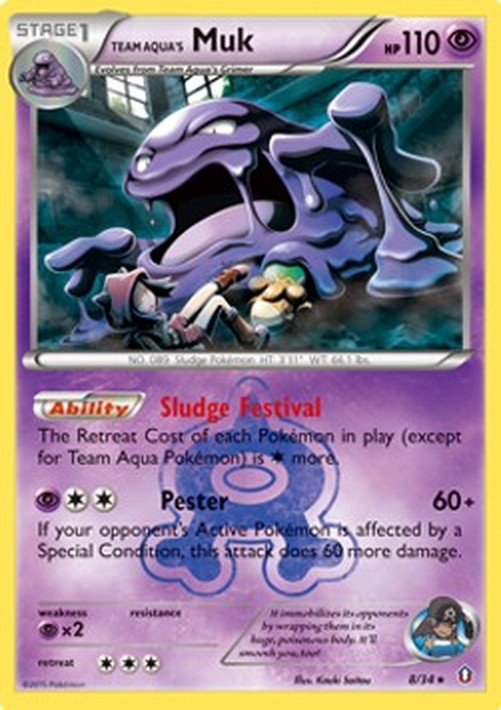 Pokemon Team Aqua's Muk (DCR 8)