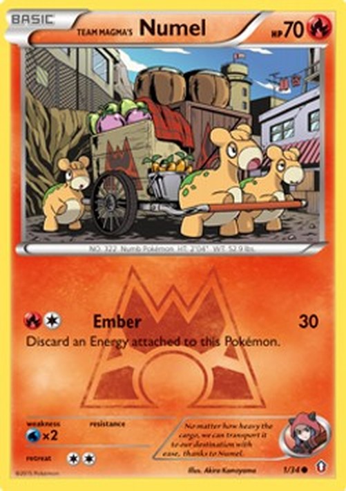 Pokemon Team Magma's Numel (DCR 1)