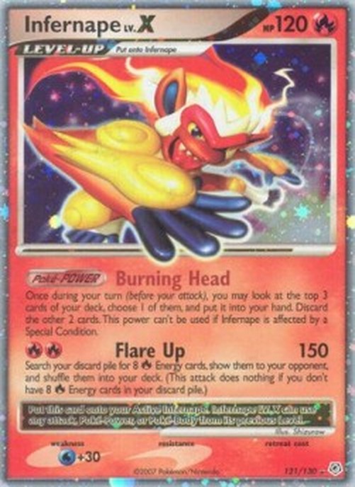 Pokemon Infernape LV.X (DP 121)
