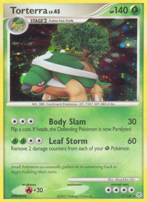 Pokemon Torterra Lv.45 (DP 17)