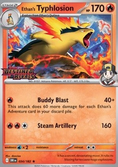 Pokemon Ethan's Typhlosion  (xDRI 034)