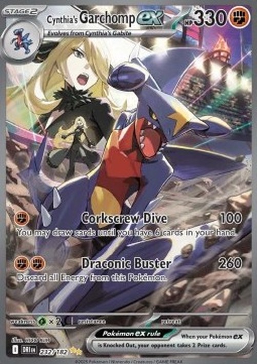 Pokemon Cynthia's Garchomp ex (DRI 232)