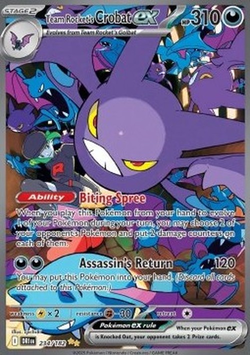 Pokemon Team Rocket's Crobat ex (DRI 234)