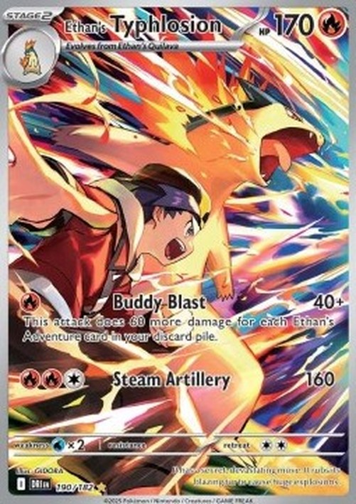 Pokemon Ethan's Typhlosion  (DRI 190)