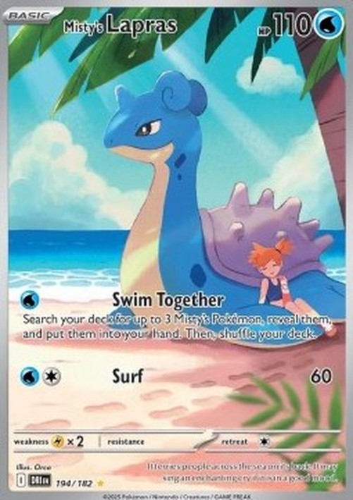 Pokemon Misty's Lapras (DRI 194)