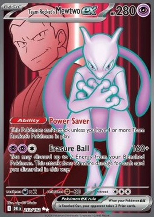 Pokemon Team Rocket's Mewtwo ex  (DRI 213)