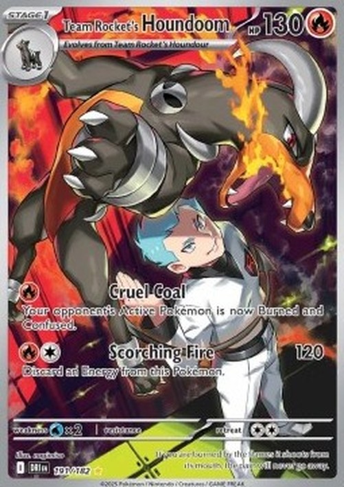 Pokemon Team Rocket's Houndoom (DRI 191)