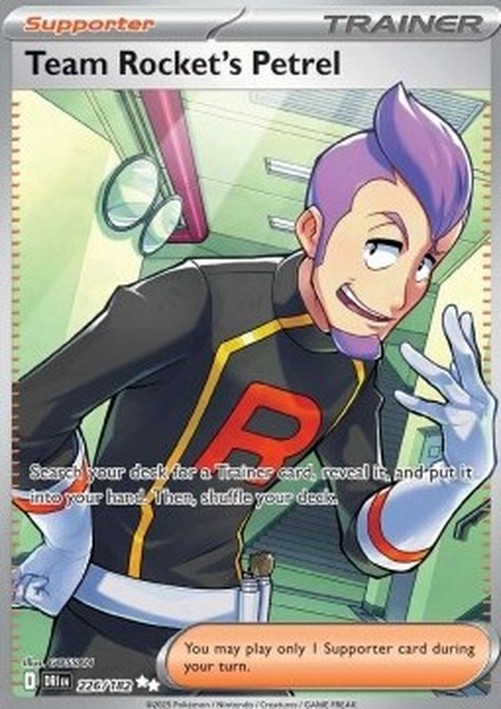 Pokemon Team Rocket's Petrel (DRI 226)