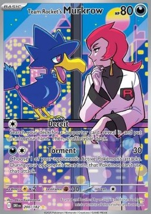 Pokemon Team Rocket's Murkrow (DRI 200)