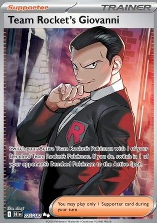 Pokemon Team Rocket's Giovanni (DRI 225)