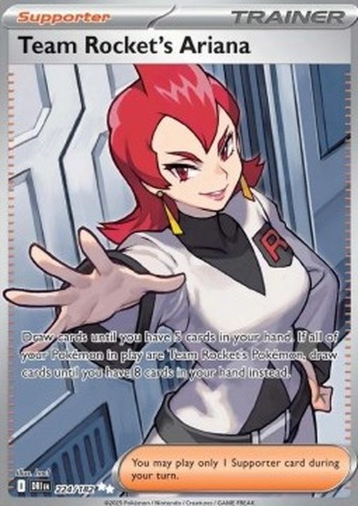 Pokemon Team Rocket's Ariana (DRI 224)