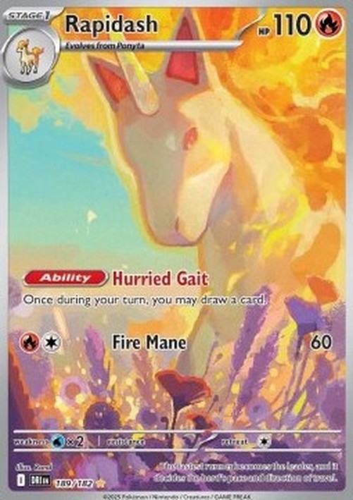 Pokemon Rapidash  (DRI 189)
