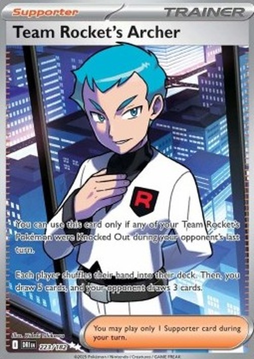 Pokemon Team Rocket's Archer (DRI 223)
