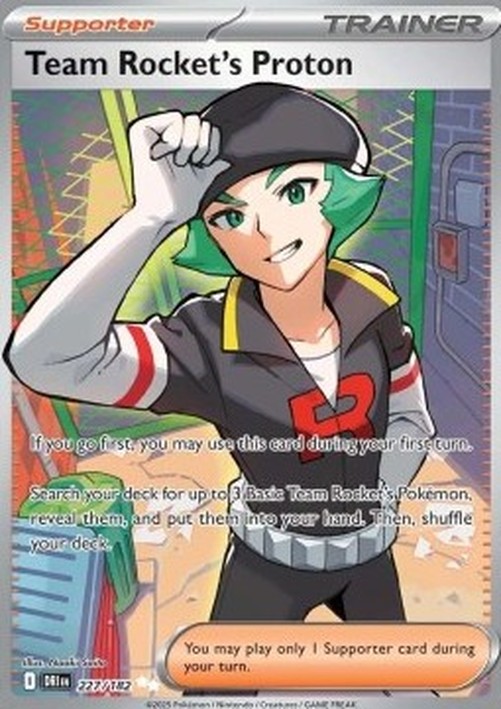Pokemon Team Rocket's Proton (DRI 227)
