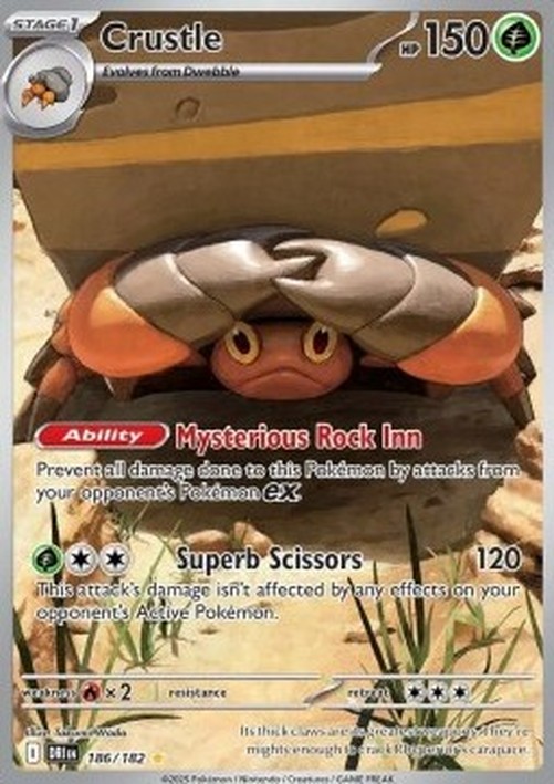 Pokemon Crustle  (DRI 186)