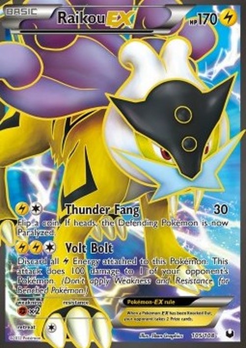 Pokemon Raikou EX (DEX 105)