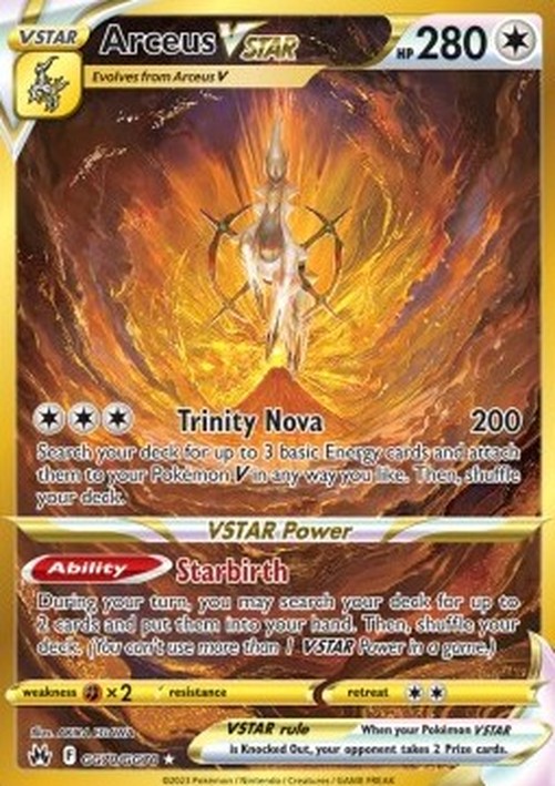 Pokemon Arceus VSTAR  (CRZ GG70)