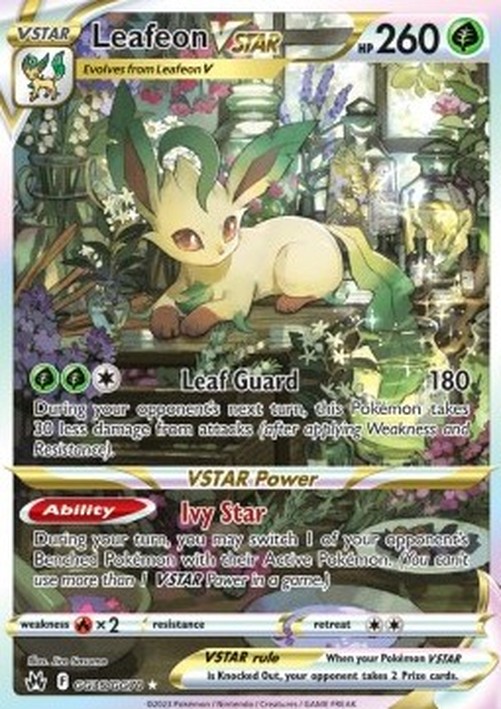 Pokemon Leafeon VSTAR (CRZ GG35)